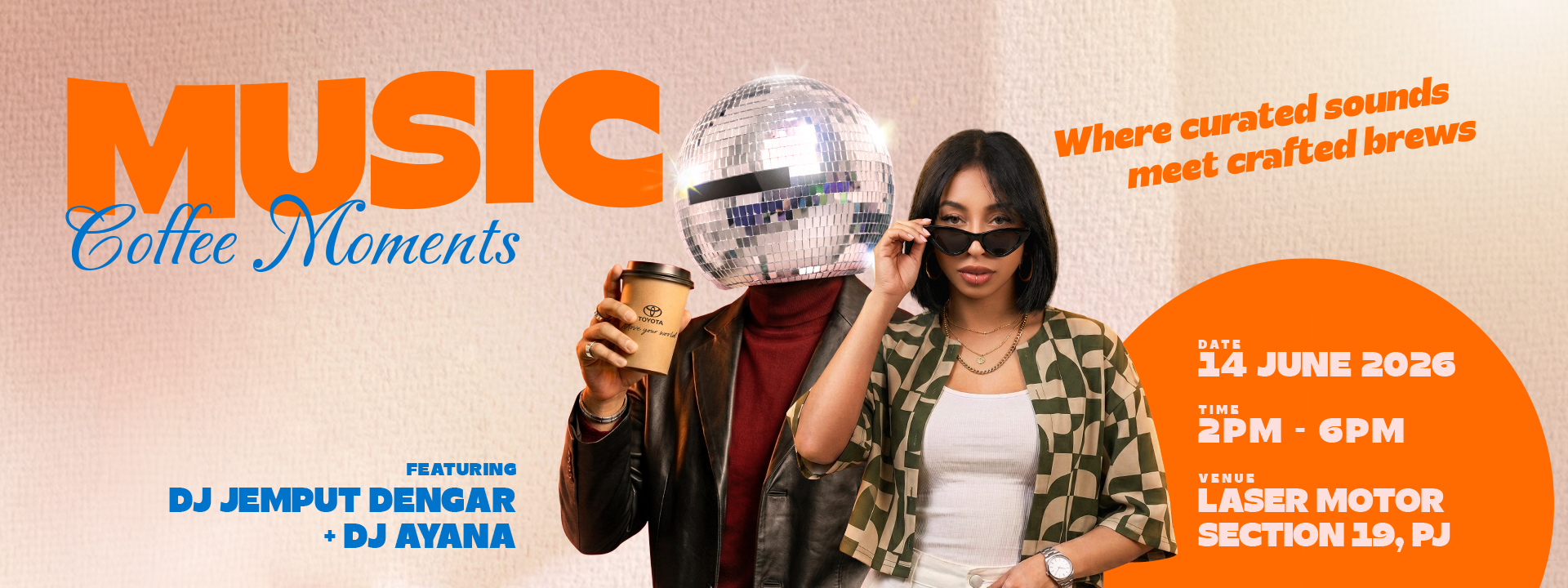 Toyota Music Coffee Rave — event banner